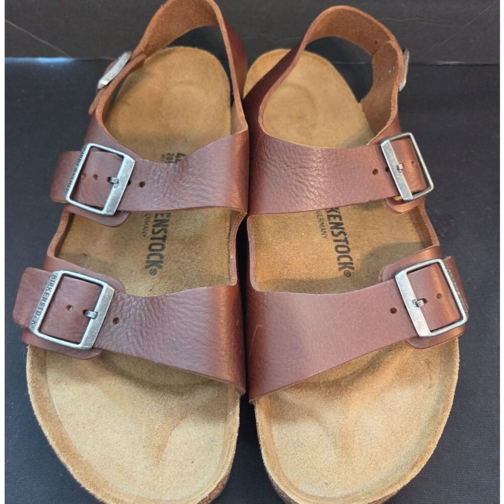 Birkenstock Milano Sandals Adjustable Straps Brown Men's 11-11.5